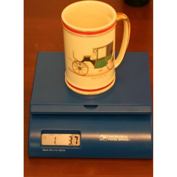 Vintage Hyalyn 620 Ceramic Stein Mug Coupe 3/4 No. 366 Auto Gold Tone Handle Rim - Picture 12 of 12